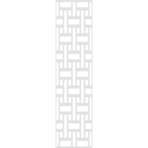 Image of 19 3 /8 inchW x 79 3 /8 inchH x 3 /8 inchT Denton Decorative Fretwork Wall Panels in Architectural Grade PVC