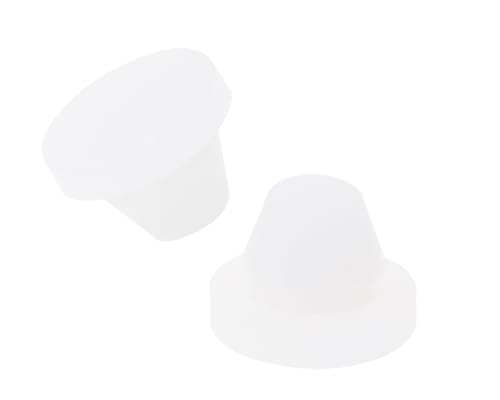 Image of ONLYKXY 10 Pcs Clear Silicone Round Snap in Type Locking Furniture Hole Plugs Button Protective Cover Cap Head,Universal (8mm /0.31inch)