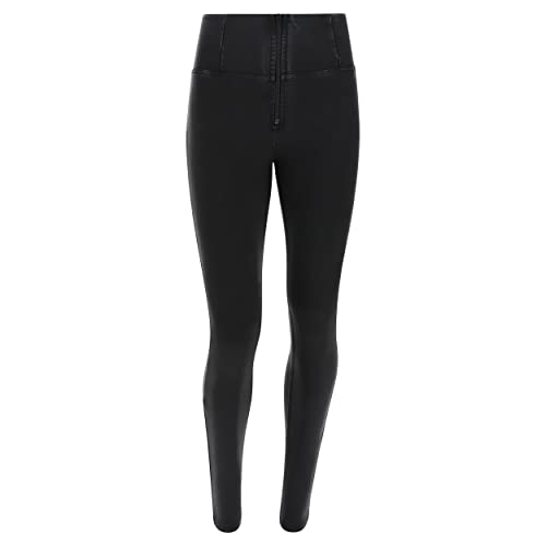 FREDDY - Pantaloni Push Up Wr.up® Skinny Vita Alta In Jersey-denim, Donna, Denim Nero, Large