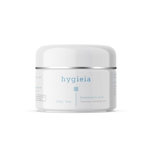 Hygieia + Encapsulated Hyaluronic Acid Face Moisturizer – Hydrating Liposomal Face Cream for Women & Men – Fast & Deep Cellular Absorption for Daily Skin Hydration, Firming, Toning & Elasticity, 4oz