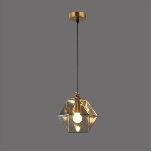 Chandelier de verre moderne au design créatif et finitions gris fumé