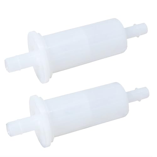 HeuroFosh 2 PCS 398319 3/8 Inch Inline Fuel Filter for Johnson Evinrude OMC Mercury and Yamaha Engines 10mm 802128A1 GP1-U775C-10-00 18-7831
