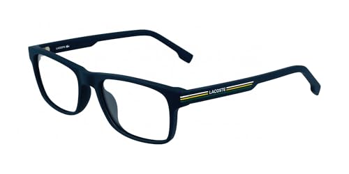 LACOSTE Brille Größe 53 mm Matte Blau, Eye SIZE: 53 BRIDGE: 18 Horizontal MEASUREMENT: 53 Vertical MEASUREMENT: 36 9