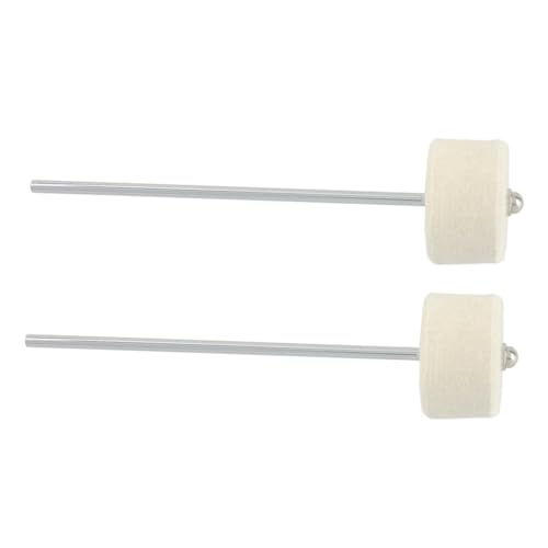 Pedales para Batería 2pcs con Cabezas de Fieltro miniatura 1