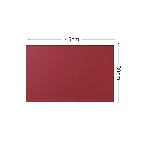 Tapis de repas en cuir haut de gamme protection étanche pour table basse - 3