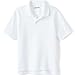 Lands' End Kids Short Sleeve Mesh Polo Shirt X-Large White
