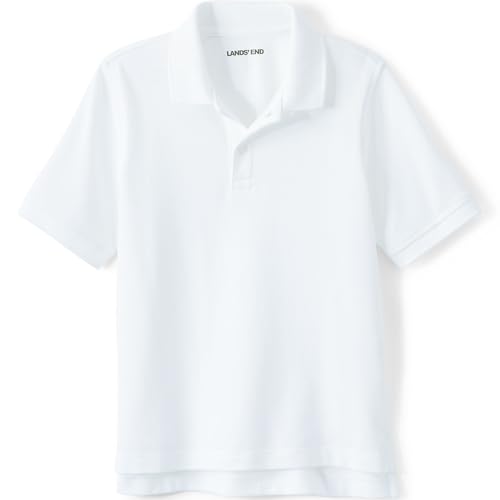 Image of Lands' End School Uniform Kids Short Sleeve Mesh Polo Shirt