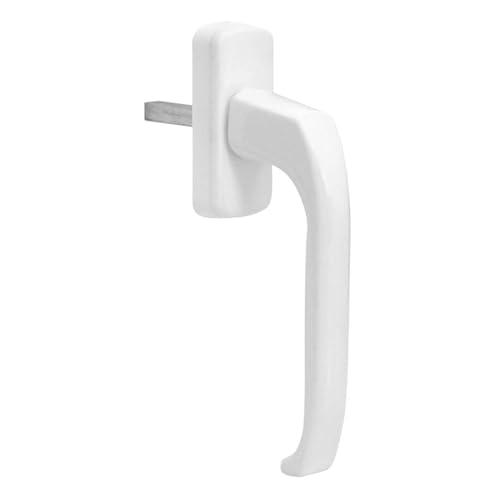 Silisto RAL9016 Poignée pour fenêtre en aluminium moulé sous pression Blanc Longueur de la tige 35 mm