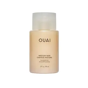 OUAI Medium Shampoo Travel Size - Hydrating Shampoo with Coconut Oil, Babassu, Kumquat Extract & Keratin - Strengthens, Nourishes & Adds Shine - Paraben & Sulfate Free Hair Care Products (3 Oz)
