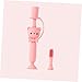 Ipetboom Baby Silicone Toothbrush for Toddlers Cartoon Bear Design Soft Bristles Oral Care Training Tool Suitable for Infant and Kids Random Color