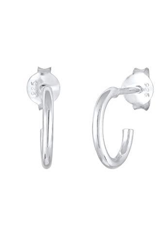 Elli Orecchini A Cerchio Timeless Basic Must-Have Trend In Argento 925 - 2