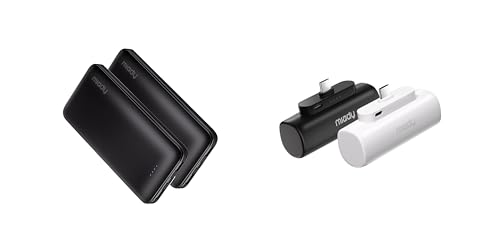 Miady 4-Pack Cargadores Portátiles 5000mAh y 10000mAh