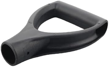 1Pcs Shovel D Grip Handle, 1-1/4" Inner Diameter 32mm PVC Spade Snow Shovel Replacement Handle Garden Accessories for Digging Raking Tool Black