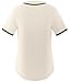 Mens Baseball Jersey Baseball Button Down Jersey Softball T-Shirt Hip-hop Shirt Hipster Uniforms Beige