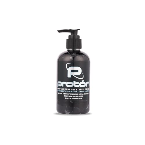 Dynamic Color Proton Stencil Primer Gel, Black, 8 oz