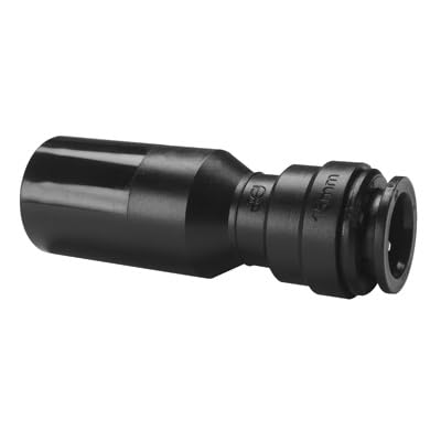 Image of John Guest Reducer Connector, 10mm Pushfit to 15mm Stem, Acetal Copolymer