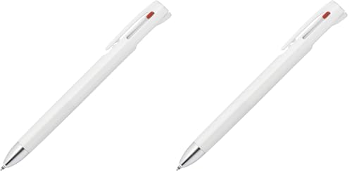 Amazon | ゼブラ 3色ボールペン ブレン3C 0.5mm 白 B3AS88-W (× 2