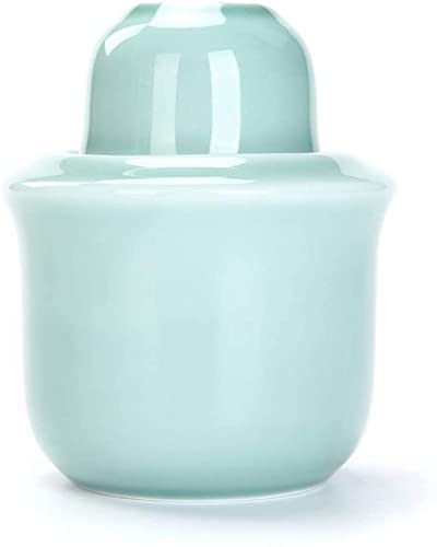 Service à saké rétro 3 pièces en porcelaine verte le cadeau idéal pour amateurs du Japon
