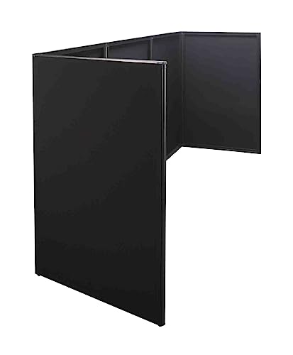 TTLXRL JMAZ Event Facade Booth Adjustable Size Lightweight Aluminum Frame Dj Booth (Black)