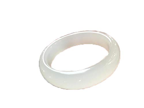 Bracelet en jade blanc naturel pur à porter au quotidien pour un style zen
