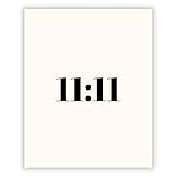 Druck-Palast 11:11 Poster - 40x50cm - Kunstdruck - 