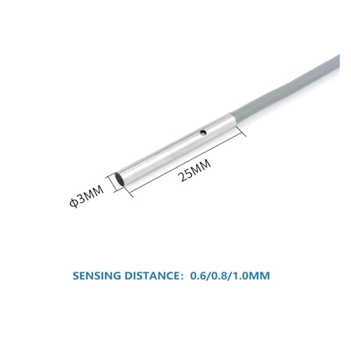 Capteur de proximite miniature 3mm NPN commande detection distance 1mm CC - 5