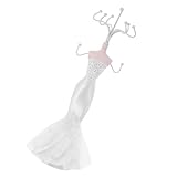 Durable et résistant : fabriqué à partir de matériaux robustes, ce porte-bijoux est conçu pour durer, offrant une solution d'exposition fiable et élégante pour les années à venir. porte-collier pour robe, présentoir à bijoux pour filles