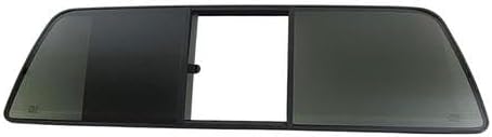 With Gasket Include Sliding Rear Back Window Glass Back Slider Compatible with Ford F350 F450 F550 1999-2007 / F250 F650 F750 2000-2007 / F250HD 1999 Models