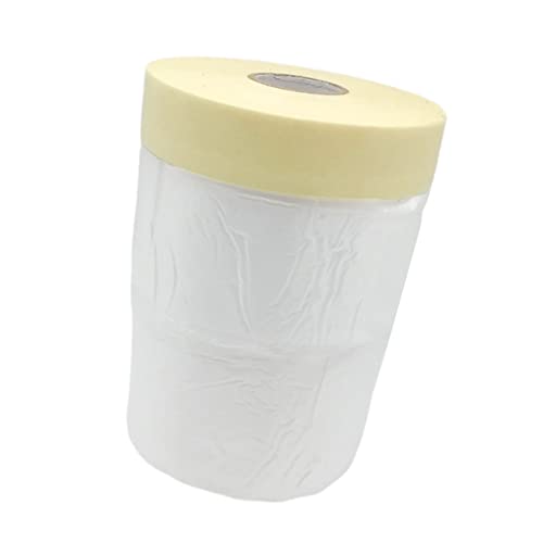 Gadpiparty 1 Pieza cinta adhesiva pintar protector cinta de coche tinte cinta de cubierta de pintura proteger película de pintura en aerosol pulverización de película de enmascarar blanco