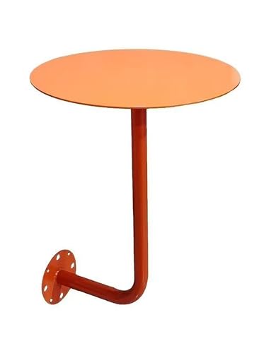 Table basse murale, table de bar ronde, table à collation, petite table d'appoint avec plateau en...
