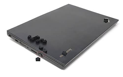 iexcell 125 Pcs Black Silicone Ethernet Hub Port RJ45 Anti-Dust Cover Cap Protector Plugs Stoppers for RJ45 Female Port Devices