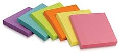 Office Depot (R) Notas autoadhesivas de marca, 3 pulgadas x 3 pulgadas, colores profundos surtidos, 100 hojas por bloc, paquete de 12