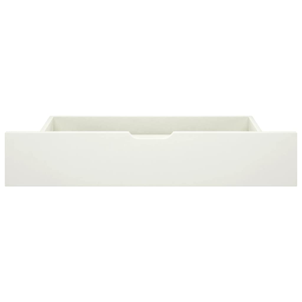 vidaXL Kiefernholz Massiv Bettgestell Bett Massivholzbett Holzbett Doppelbett Futonbett Bettrahmen Lattenrost Schlafzimmer Weiß 120x200cm