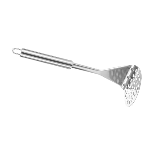 Machacador De Patatas Acero Inoxidable, Triturador De Frutas, Machacador Manual De Legumbres En Acero Inoxidable Antideslizante Para Cocina Y Purés Infantiles