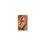 Dochais 9 pares de aretes de aro para mujer, acero quirúrgico, hipoalergénicos, pequeños, aretes de aro para dormir, cartílago, hélice, tragus, para múltiples piercings, plateado/dorado, Latón y acero