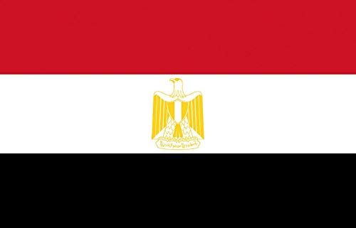 Pavillon Egypte Osculati 40x60 cm drapeau de courtoisie marine pour bateau
