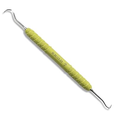 Osung Dental, Dental Sickle Scaler, Dental Scaler Universal with Plastic Handle plaque remover for teeth hard plaque remover teeth scraper for plaque [U15-33]