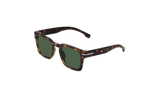 Sunglasses for Women Matte Black, Classic Retro Square Frame Womens Sunglasses, Trendy Sun Glasses UV Protection