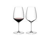 RIEDEL Veloce Cabernet/Merlot - 2er Set, Weinglas, Kristallglas, Spülmaschinenfest - 6330/0