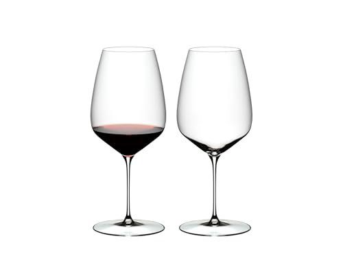 RIEDEL Veloce Cabernet/Merlot - 2er Set, Weinglas, Kristallglas, Spülmaschinenfest - 6330/0