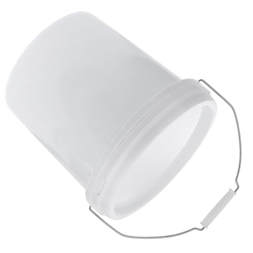 Contenedor de plástico blanco LALAFINA de 8l con tapa hermética 2