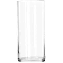 Libbey Cylinder Vase, 7-1/2-Inch, Clear, Set of 12