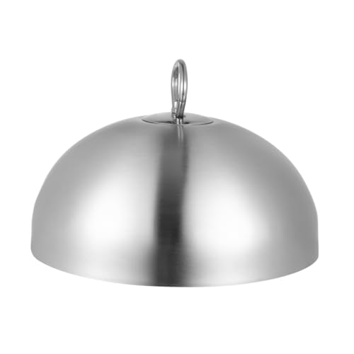 Mobestech Cobertura De Colza Para Bistec De Acero Inoxidable Funda Protectora Prueba De Aceite Para Alimentos Domésticos Hogar Plateada