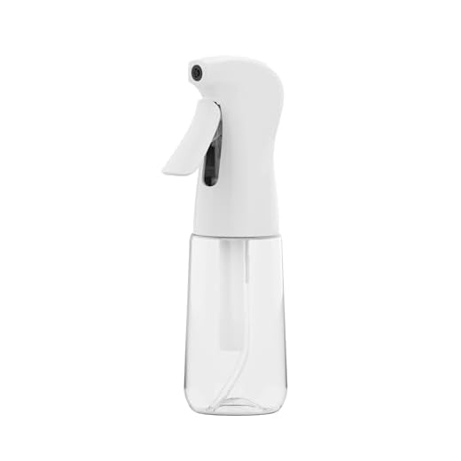 GRIFEMA Botella Spray Pulverizador de Agua 200 ml Blanco – Bote Spray Reutilizable sin BPA, Niebla Fina para Cabello, Plantas y Limpieza, GE2003W-200