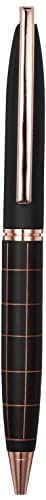 Image of amazon basics Elegant Ballpoint Pen with Classy Stainless Steel Body (Blue Ink)