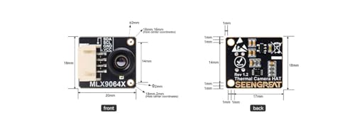 Caméra d'imagerie thermique MLX90640 pour détecter les risques d'incendie - 4