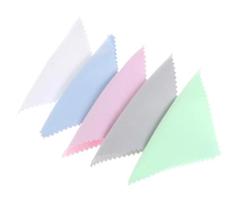 Joyería para el cabello para trenzas y 200 paños grises de limpieza suaves de 8x8 cm