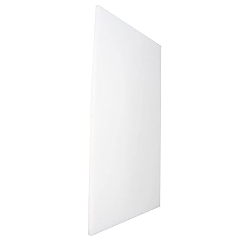 Aicosineg Hoja de plástico POM de 0.197 in x 7.87 x 11.81 pulgadas, placa de plástico de ingeniería, tablero de plástico de polioximetileno, ideal
