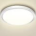 Plafoniera LED Soffitto 18W Lampada da Soffitto Moderna Ø23CM 4000K 1600LM Plafoniera Camera da Letto per Corridoio, Cucina, Soggiorno, Ufficio, Garage, Cantina, Sala, Balcone - Bianco Naturale