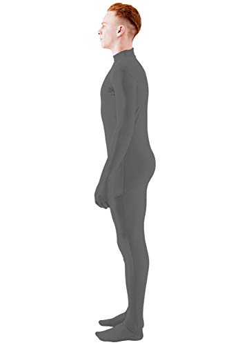 Image of Ensnovo Mens Mock Neck Full Body Unitard Spandex Zentai Suits Costumes